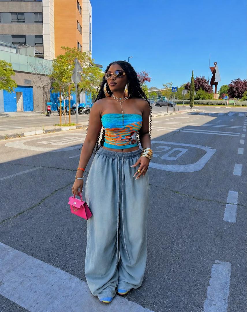 Women’s Oversized Denim Pants | Tall Girl Friendly