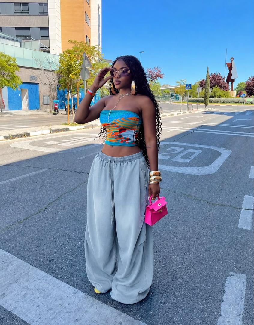 Women’s Oversized Denim Pants | Tall Girl Friendly