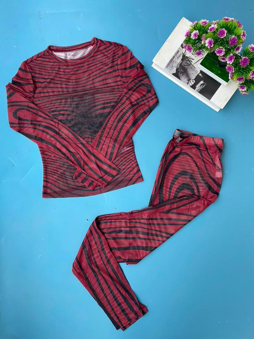 Women's Luxury Mesh 2-Piece Set