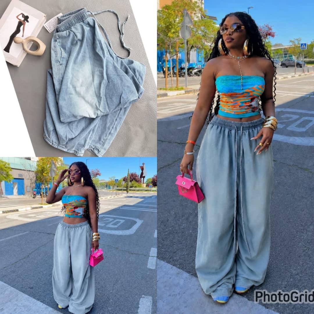 Women’s Oversized Denim Pants | Tall Girl Friendly