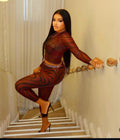 Women's Luxury Mesh 2-Piece Set